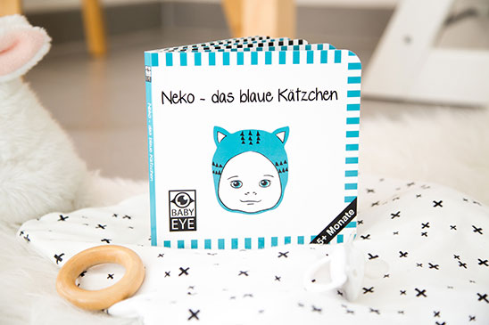 Babybuch Neko – das blaue Kätzchen